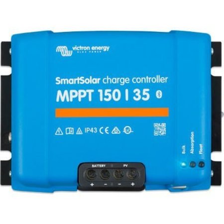 INVERTERS R US Victron Energy SmartSolar Charge Controller, MPPT 150/35, Blue, Aluminum SCC115035210